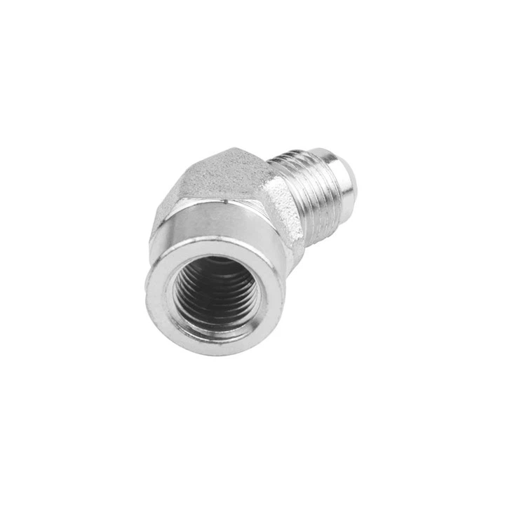 NPTF Male 45° Elbow Hydraulic Hose Fitting